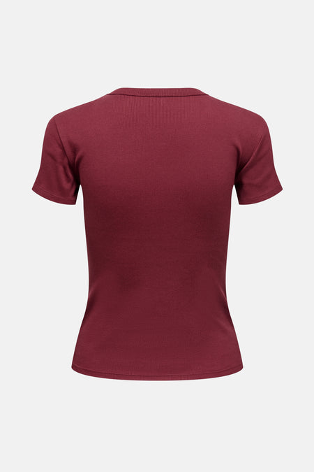 ONLEASY S/S O-NECK TOP BOX JRS