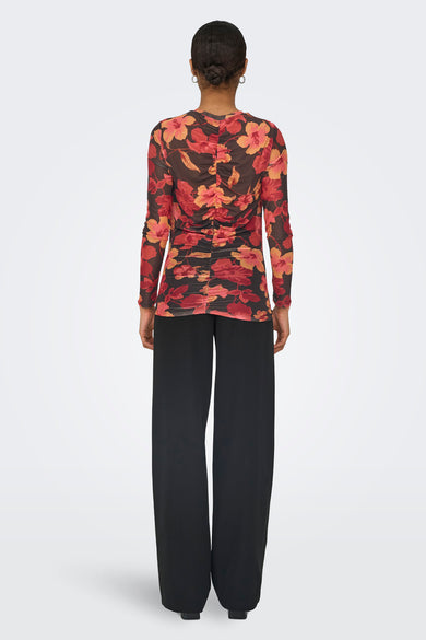 T-shirt met lange mouwen - rood