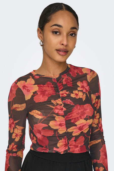 T-shirt (lange mouwen) Rood - ONLY®