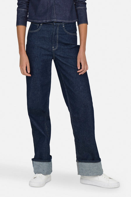 MERCER - dark blue denim