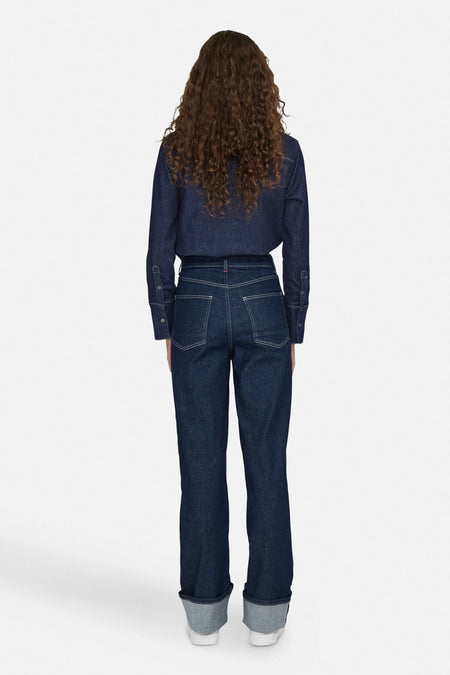 MERCER - dark blue denim