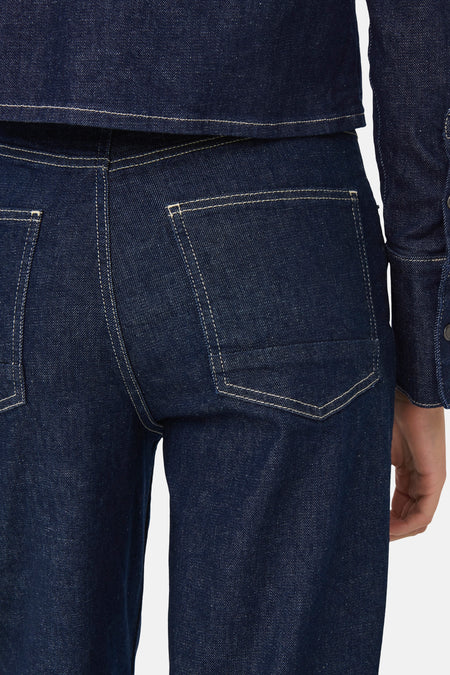 MERCER - dark blue denim
