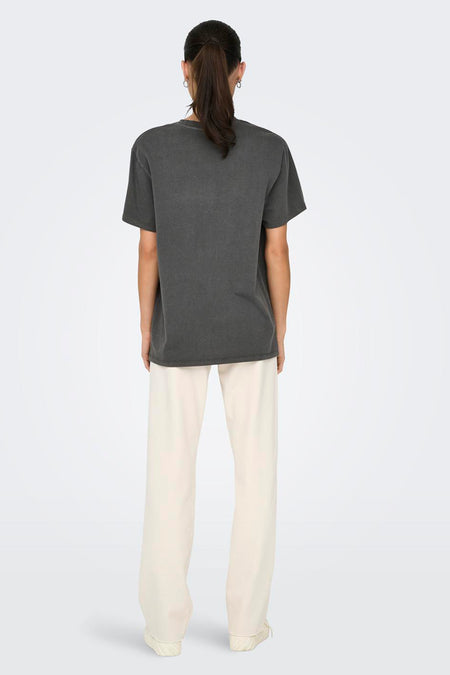 T-shirt met korte mouwen - grijs