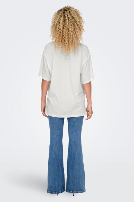 ONLSANTA LIFE OVERSIZE S/S TOP XMAS JRS