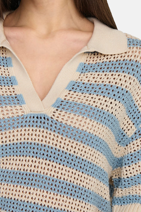 JDYTIKKA S/S POLO PULLOVER KNT NOOS