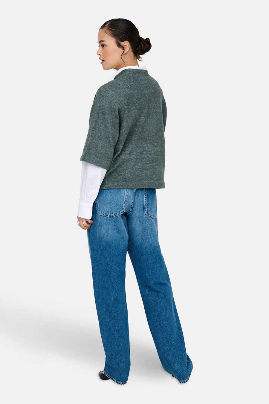 Pull met ronde hals - groen - ONLY®