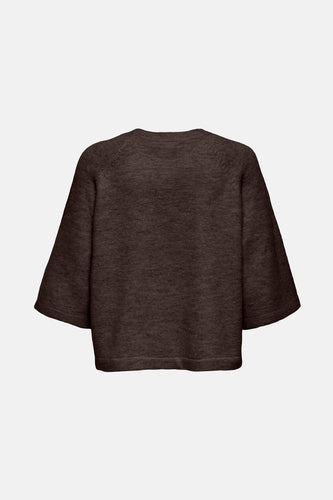 Pull met ronde hals - bruin - ONLY®