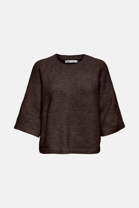 Trui met ronde hals bruin - ONLY®