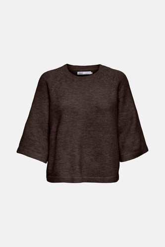 Pull met ronde hals - bruin - ONLY®