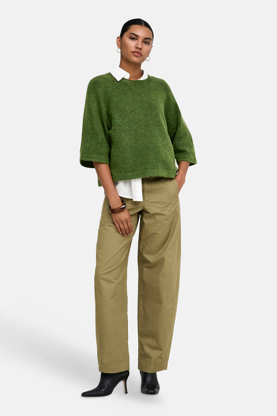 Pull col O vert - ONLY®