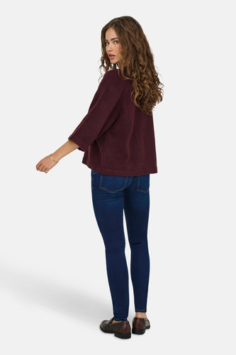 Pull met ronde hals - Bordeaux - ONLY®