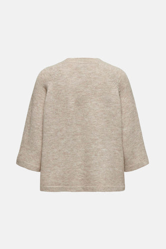 Pull met ronde hals - beige - ONLY®