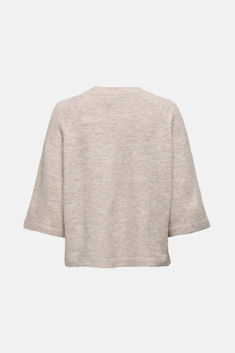 Pull met ronde hals - beige - ONLY®