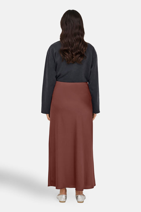 ONLCHIGO ANKEL SATIN SKIRT WVN