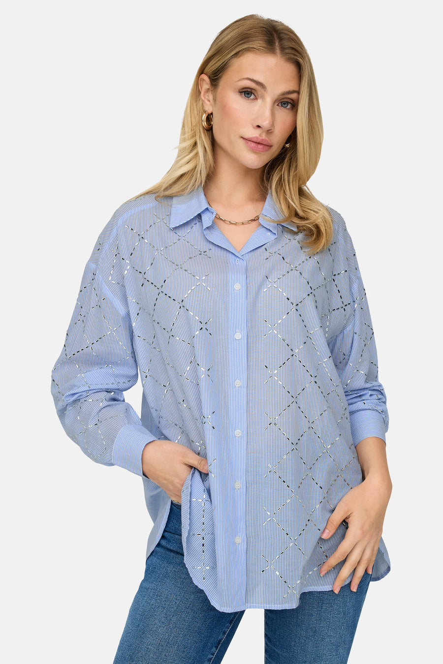 Hemd met lange mouwen - blauw - ONLY® - 3