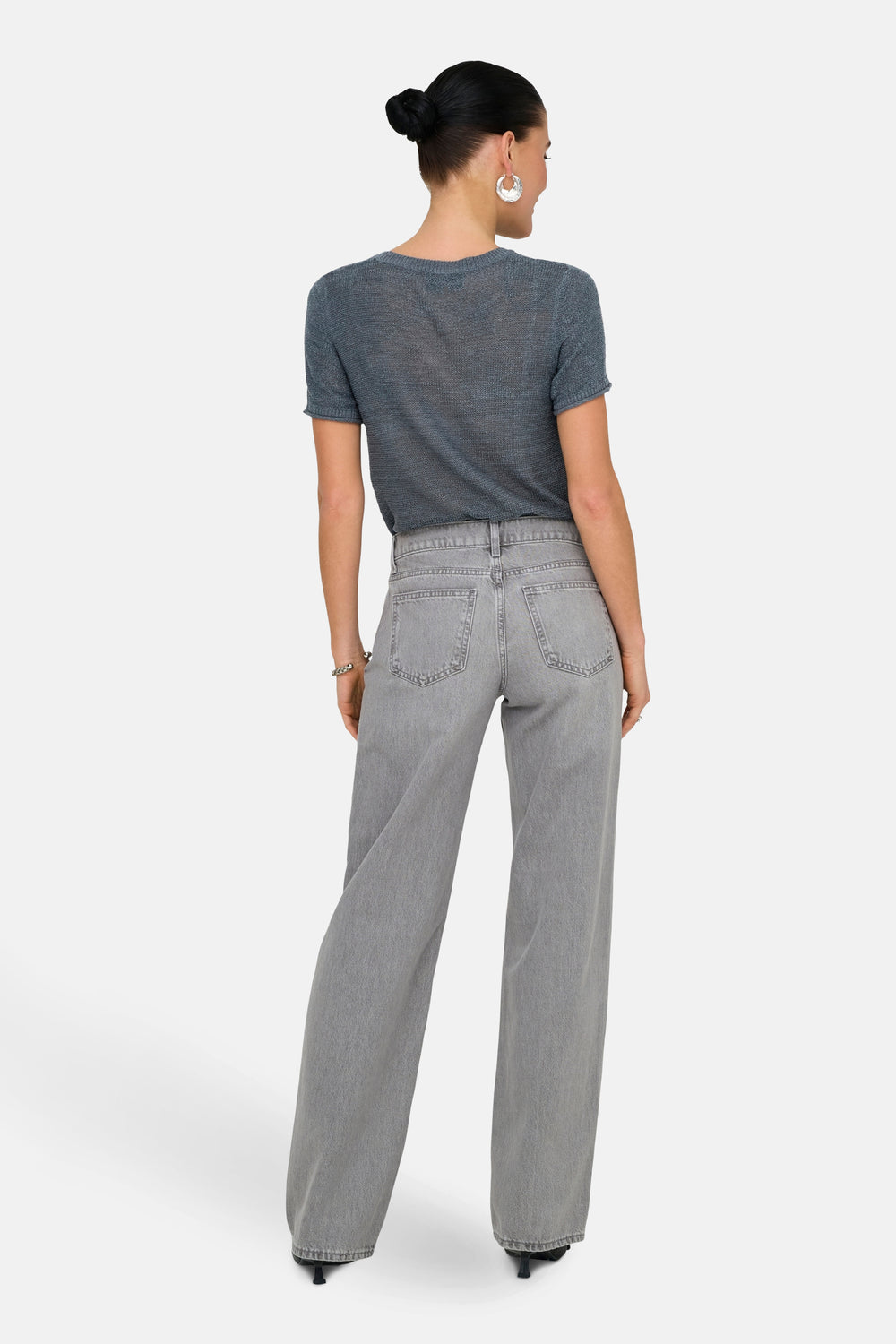 Jeans wide Light grey denim - ONLY®