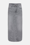 Rok (lang) Light grey denim - ONLY®