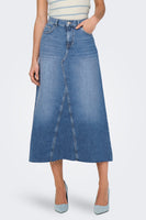 Rok (lang) Mid blue denim - ONLY®