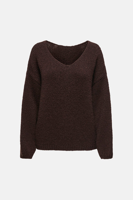 Pull V-hals - Chocolate Torte