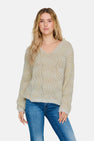 Trui met V-hals Geel - ONLY®