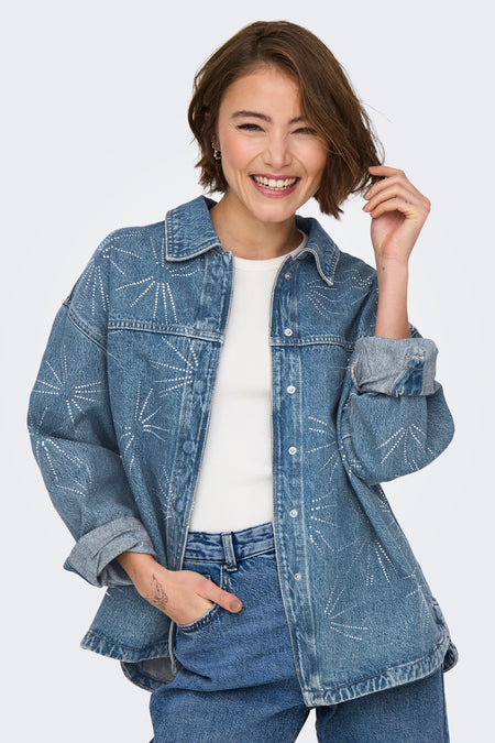 Jeansjas Mid blue denim - ONLY®