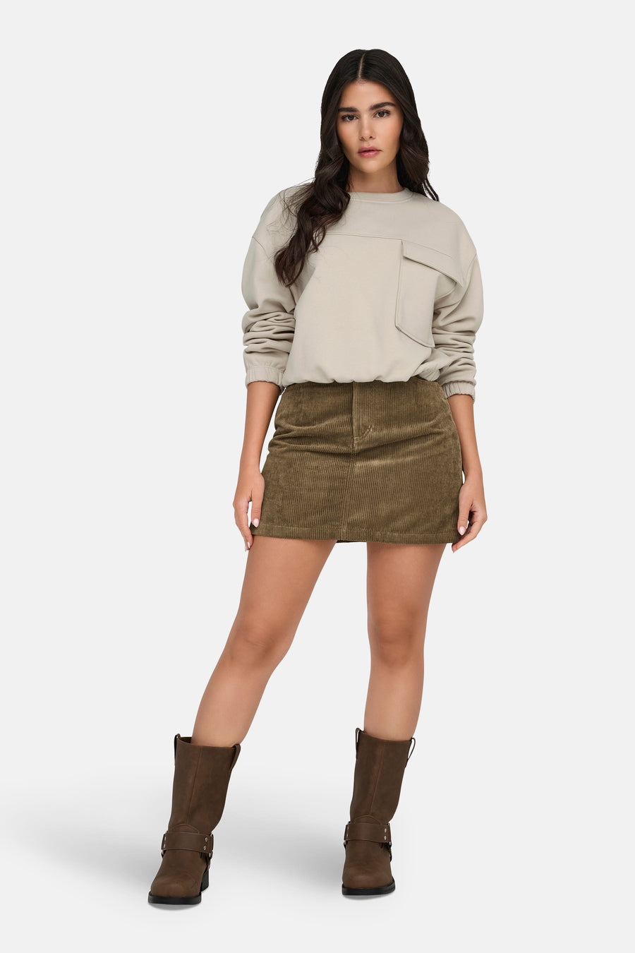 Korte rok - bruin - JDY