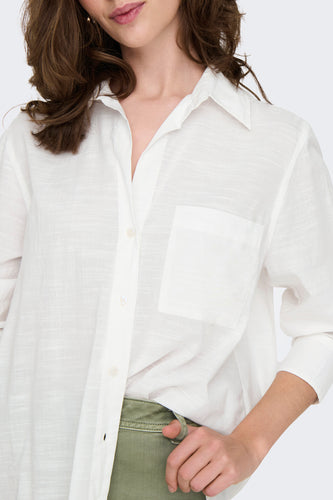 Chemise à manches longues - Blanc - ONLY® - 7