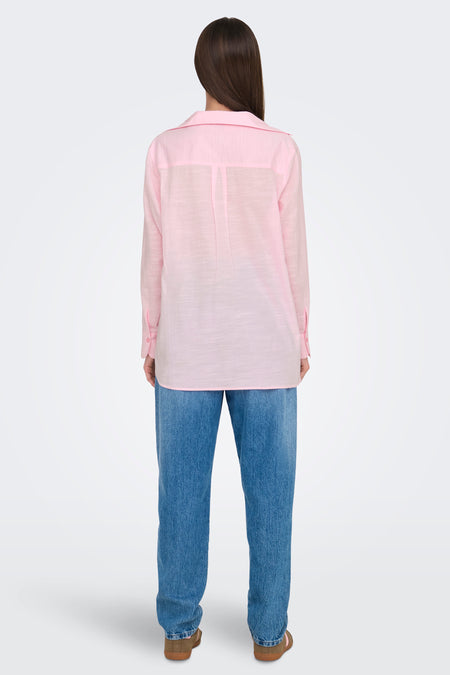 Hemd met lange mouwen - roze