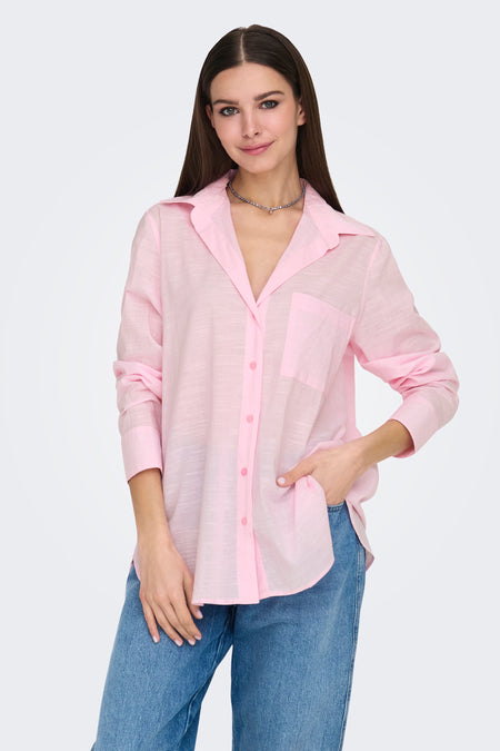 Hemd met lange mouwen - roze