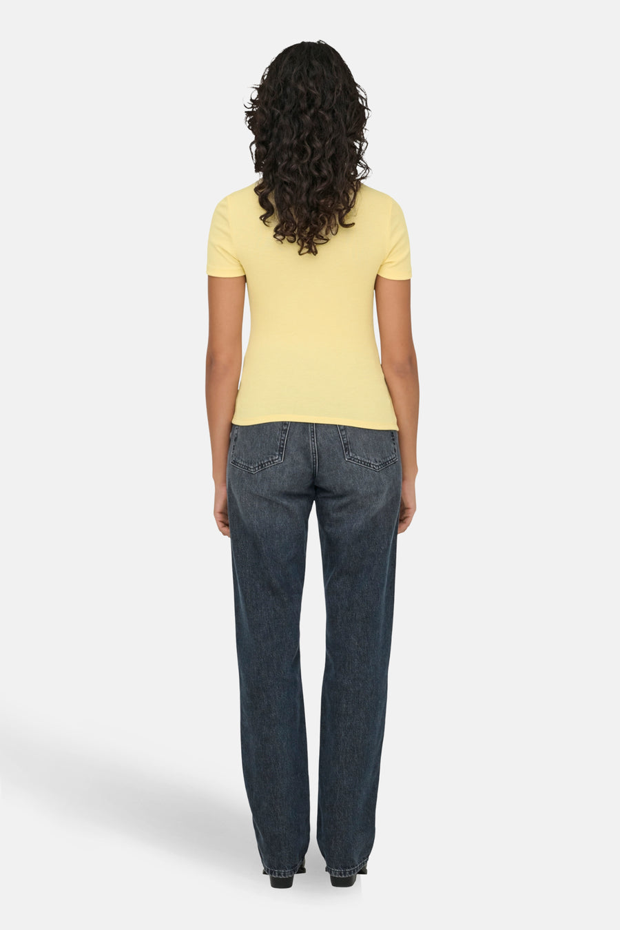 Top uni manche courte jaune - ONLY® - ONLY® - 3