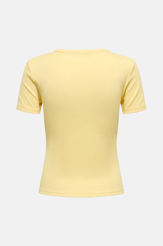 Top uni manche courte jaune - ONLY® - ONLY® - 7