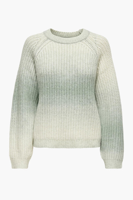 Pull met ronde hals - groen