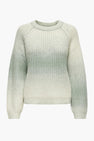 Pull met ronde hals - groen