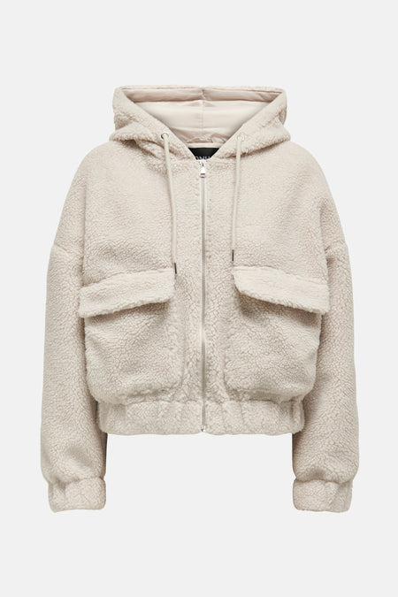 ONLTANJA TEDDY HOOD JACKET OTW CS