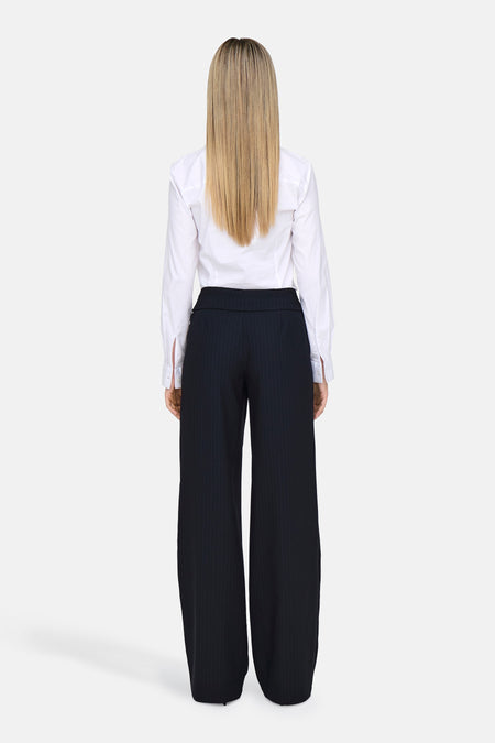 ONLALISA MW WIDE PINSTRIPE PANT TLR