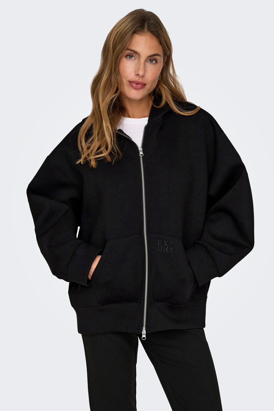 Sweat à capuche - noir