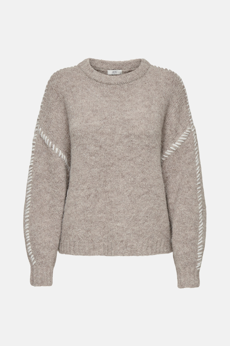 Pull à col rond - beige - JDY