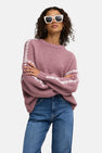 Trui met ronde hals roze - JDY