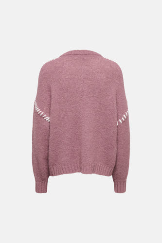 Trui met ronde hals roze - JDY