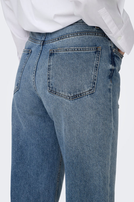 ELLA - mid blue denim