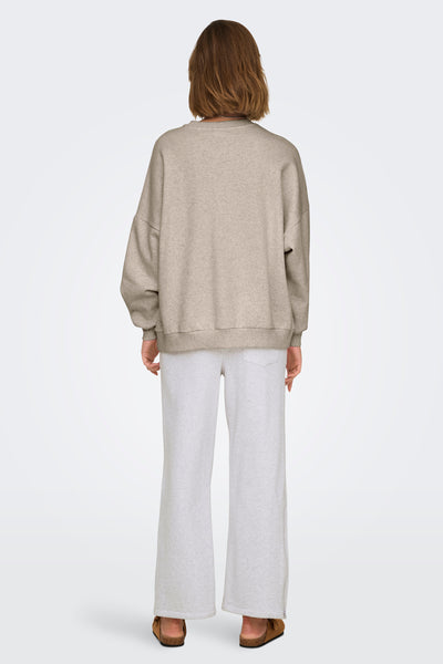 Sweater met ronde hals Beige - ONLY®