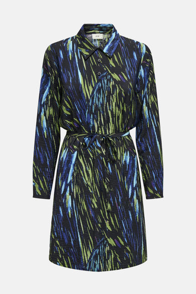 Kleedje met lange mouwen - Multicolor
