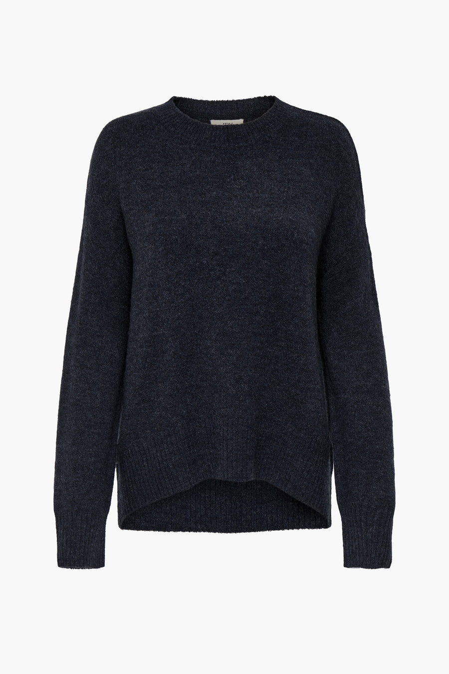 Pull à col rond - bleu