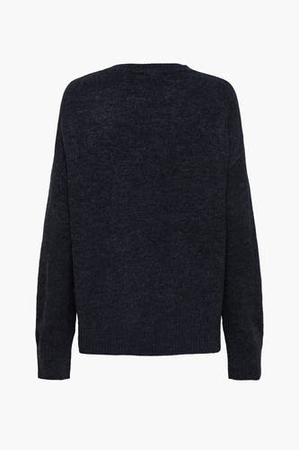 Pull à col rond - bleu