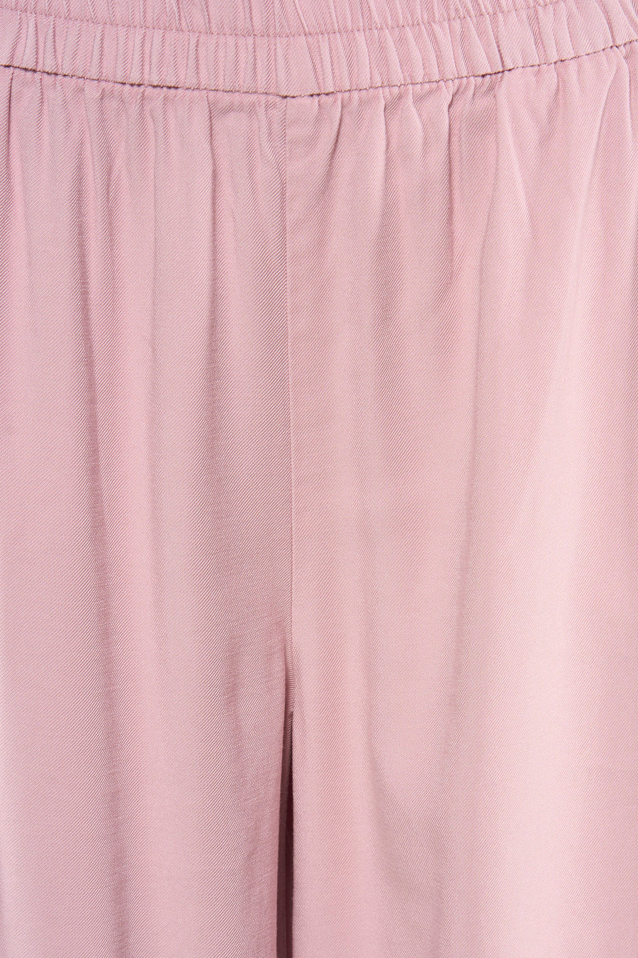 Roze broek van ONLY® met elastische tailleband en subtiele textuur.
