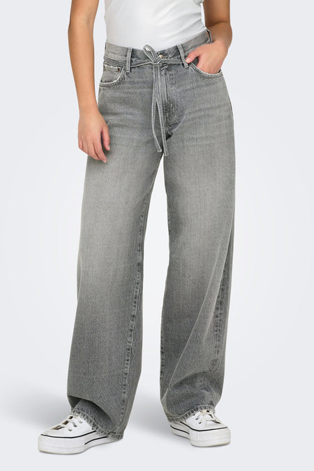 GIANNA - mid grey denim