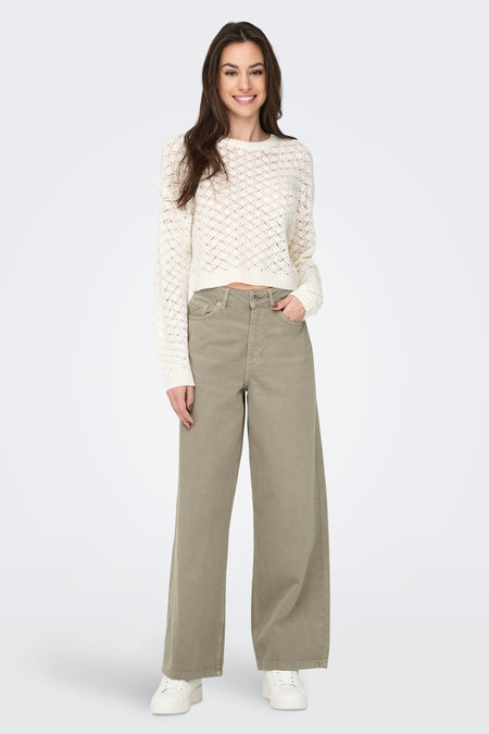 ONLMILLY MW BAGGY PANT CC PNT