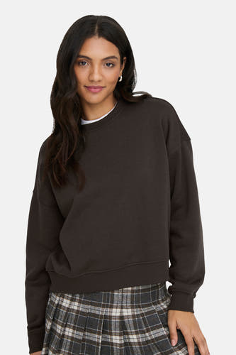 Sweater O hals - bruin