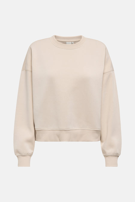 Sweater met ronde hals Ecru - ONLY®