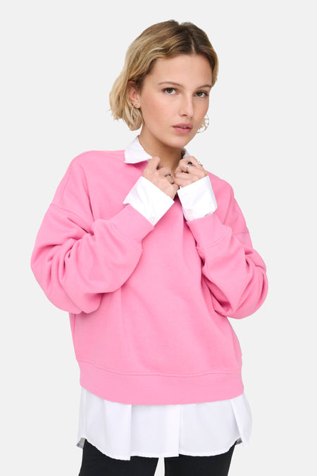 Sweater met ronde hals roze - ONLY®